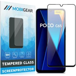 Mobigear Premium POCO C65 Glazen Screenprotector - Case Friendly