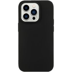 Mobigear Colors iPhone 14 Pro Max Hoesje Flexibel TPU Backcover - Zwart