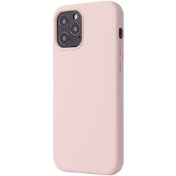 Mobigear Rubber Touch iPhone 12 Siliconen Hoesje Backcover - Sand Pink
