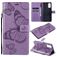 Mobigear Butterfly OPPO Reno 4 Hoesje Bookcase Portemonnee - Paars