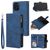 Mobigear Zipper iPhone 12 Pro Hoesje Bookcase Portemonnee - Blauw