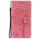 Mobigear Tree Samsung Galaxy S21 Hoesje Bookcase Portemonnee - Magenta