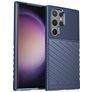 Mobigear Groove Samsung Galaxy S24 Ultra Hoesje Flexibel TPU Backcover - Blauw