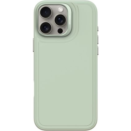 Decoded Stacks iPhone 16 Pro Max Siliconen MagSafe Hoesje Backcover - Mist Green