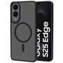 Mobiparts Hardcover Samsung Galaxy S25 Edge MagSafe Hoesje Hardcase Backcover - Zwart