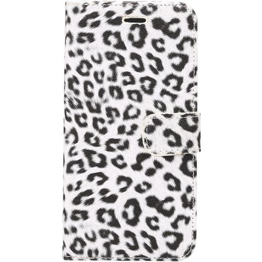 Mobigear Leopard Samsung Galaxy S9 Plus Hoesje Bookcase Portemonnee - Wit