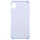 Mobigear Cushion iPhone XR Hoesje Flexibel TPU Backcover Shockproof - Transparant / Blauw