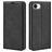 Mobigear Retro Slim iPhone 16e Hoesje Bookcase Portemonnee - Zwart