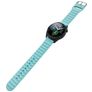 Mobigear Bumpy Siliconen Smartwatch Bandje Gespsluiting - Universeel 22 mm connector - Blauw