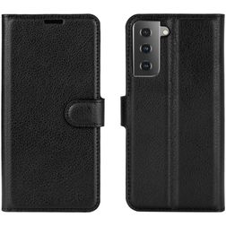 Mobigear Classic Samsung Galaxy S21 Hoesje Bookcase Portemonnee - Zwart