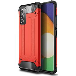 Mobigear Outdoor Samsung Galaxy A82 5G Hoesje Hardcase Backcover Shockproof - Rood