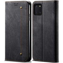 Mobigear Denim Slim Samsung Galaxy Note 10 Lite Hoesje Bookcase Portemonnee - Zwart