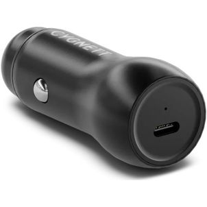 Cygnett CarPower Single USB-C Autolader Power Delivery 30W - Zwart