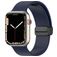Mobigear Sport Mag Siliconen Apple Watch Bandje Magneetsluiting - 42/41/40/38 mm - Marineblauw