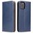 Fierre Shann Art iPhone 12 Mini Hoesje Bookcase Portemonnee - Blauw