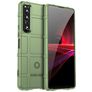 Mobigear Rugged Shield Sony Xperia 1 V Hoesje Flexibel TPU Backcover Shockproof - Groen