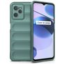 Mobigear Bumpy Realme C35 Hoesje Flexibel TPU Backcover - Groen