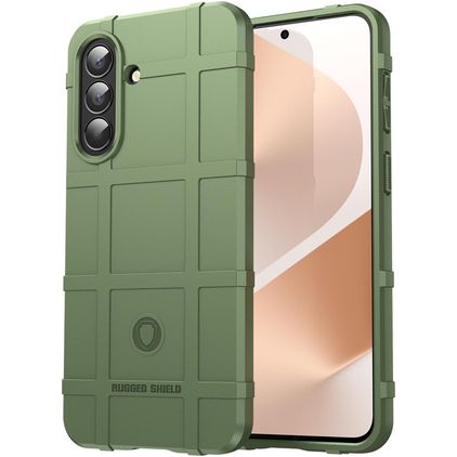 Mobigear Rugged Shield Samsung Galaxy A57 Hoesje Flexibel TPU Backcover Shockproof - Groen