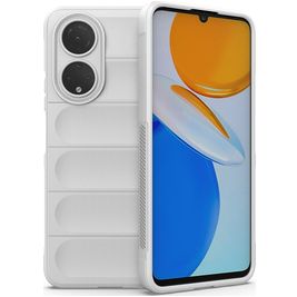 Mobigear Bumpy HONOR X7 Hoesje Flexibel TPU Backcover - Wit