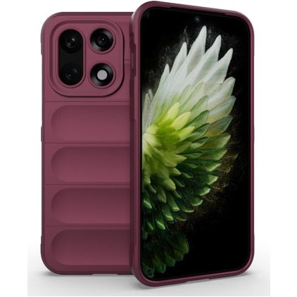 Mobigear Bumpy OnePlus 15 Hoesje Flexibel TPU Backcover - Rood
