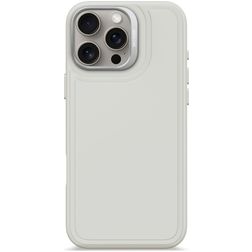 Decoded Stacks iPhone 16 Pro Max Siliconen MagSafe Hoesje Backcover - Stone Grey