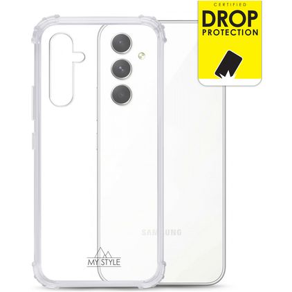 My Style Protective Flex Doorzichtig Samsung Galaxy A54 Hoesje Flexibel TPU Backcover Shockproof - Transparant