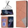 Mobigear Rhombus Slim Realme 9 Pro Plus Hoesje Bookcase - Bruin
