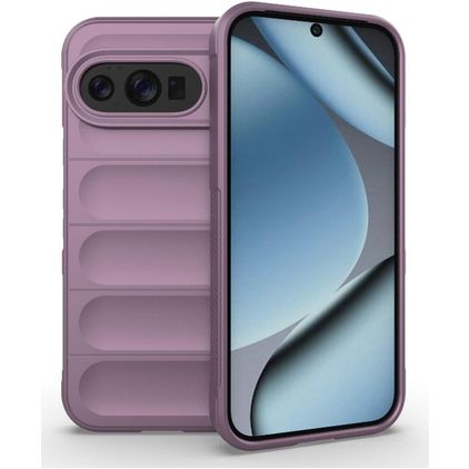 Mobigear Bumpy Google Pixel 10 Hoesje Flexibel TPU Backcover - Paars