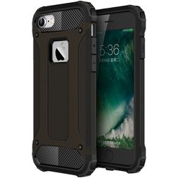 Mobigear Outdoor iPhone SE (2020) Hoesje Hardcase Backcover Shockproof - Zwart