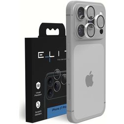 Elite iPhone 17 Pro Glazen Camera Lens Protector - Case Friendly - Zilver