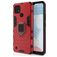 Mobigear Armor Ring Realme C21 Hoesje Hardcase Backcover Shockproof met Ringhouder - Rood