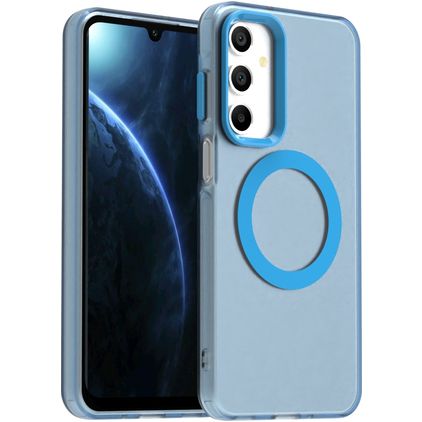 Mobigear Shockproof Samsung Galaxy A16 MagSafe Hoesje Hardcase Backcover - Blauw