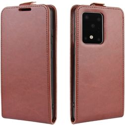 Mobigear Samsung Galaxy S20 Ultra Hoesje Flipcase - Bruin