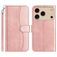 Mobigear S Line iPhone 17 Pro Hoesje Bookcase Portemonnee - Roségoud