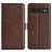 Mobigear Slim Magnet Google Pixel 8a Hoesje Bookcase Portemonnee - Bruin