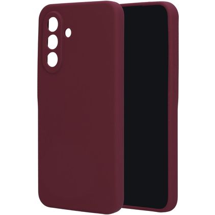 Mobiparts Samsung Galaxy A36 Siliconen Hoesje Backcover - Plum Red