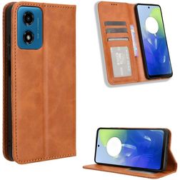Mobigear Sensation Motorola Moto E14 Hoesje Bookcase Portemonnee - Bruin