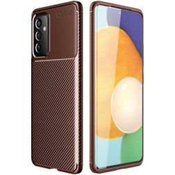 Mobigear Racing Samsung Galaxy A82 5G Hoesje Flexibel TPU Backcover - Bruin