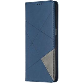 Mobigear Rhombus Slim OPPO Reno 4 Pro 5G Hoesje Bookcase - Blauw