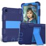 Mobigear ShieldStand Samsung Galaxy Tab A7 Lite Hoes Hard Kunststof,Siliconen Backcover + Standaard - Blauw