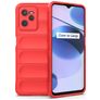 Mobigear Bumpy Realme C35 Hoesje Flexibel TPU Backcover - Rood