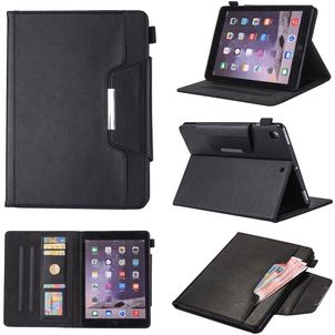 Mobigear Luxury iPad 8 (2020) Hoes Bookcase + Stylus Houder - Zwart