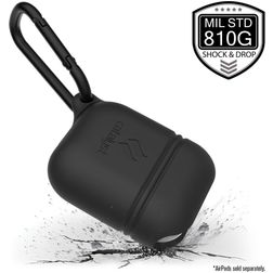 Catalyst Waterproof Apple AirPods 1 Hoesje Flexibel Siliconen Waterbestendig - Slate Grey