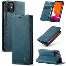Caseme 013 iPhone 11 Hoesje Bookcase Portemonnee - Groen