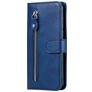 Mobigear Zipper Huawei P Smart (2020) Hoesje Bookcase Portemonnee - Blauw