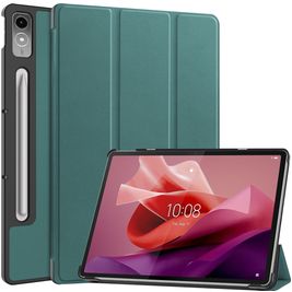 Mobigear Tri-Fold Lenovo Tab P12 Hoes Bookcase - Groen