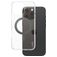 CARE by PanzerGlass Feature Case iPhone 16 Pro Max MagSafe Hoesje Hardcase Backcover - Transparant / Zwart