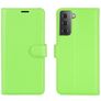 Mobigear Classic Samsung Galaxy S21 Hoesje Bookcase Portemonnee - Groen