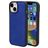 Mobiparts Classic iPhone 15 MagSafe Hoesje TPU,Kunstleer Backcover - Sapphire Blue