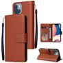 Mobigear Wallet iPhone 14 Plus Hoesje Bookcase Portemonnee - Bruin